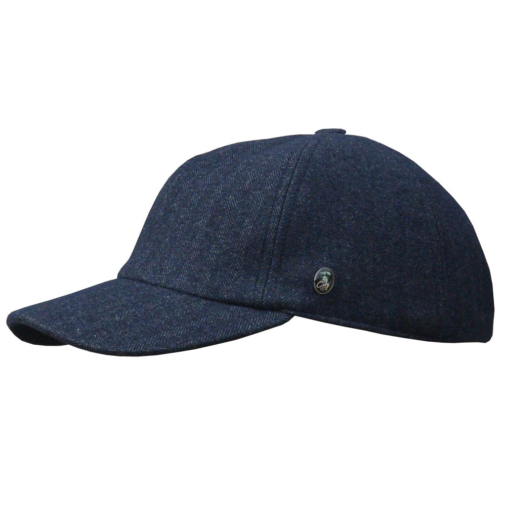 City Sport - Dad Cap Winter - Dk Navy Melange - capstore.dk
